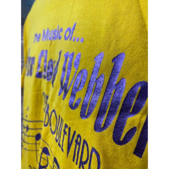 Vintage Andrew Lloyd Webber Shirt Men L Broadway Play Theatre Cats Phantom - Picture 6 of 7